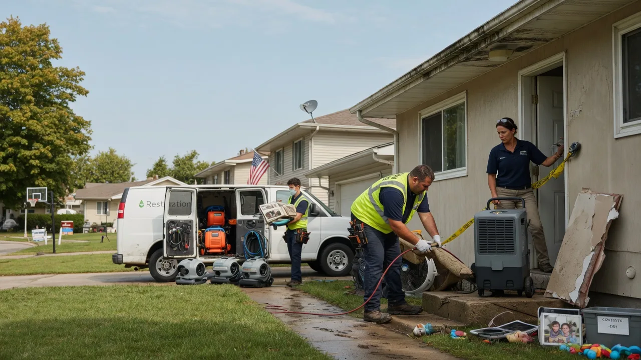 Water Damage Restoration in New Cambria, KS near me
